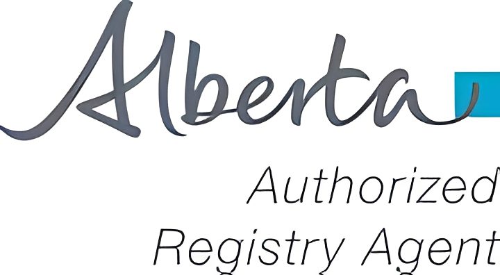 Authorized Alberta Registry Agent text